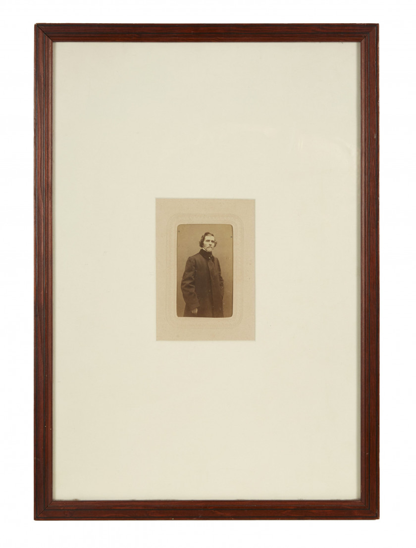 Etienne CARJAT 1828 - 1906 Jean-Auguste-Dominique Ingres et Eugène Delacroix - Circa 1865