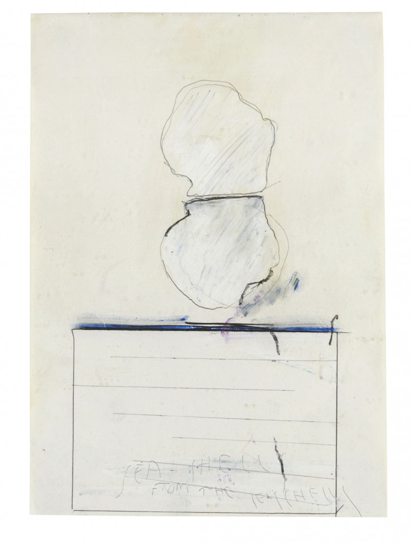 Fereydoun AVE Né en 1945 Untitled Technique mixte sur papier