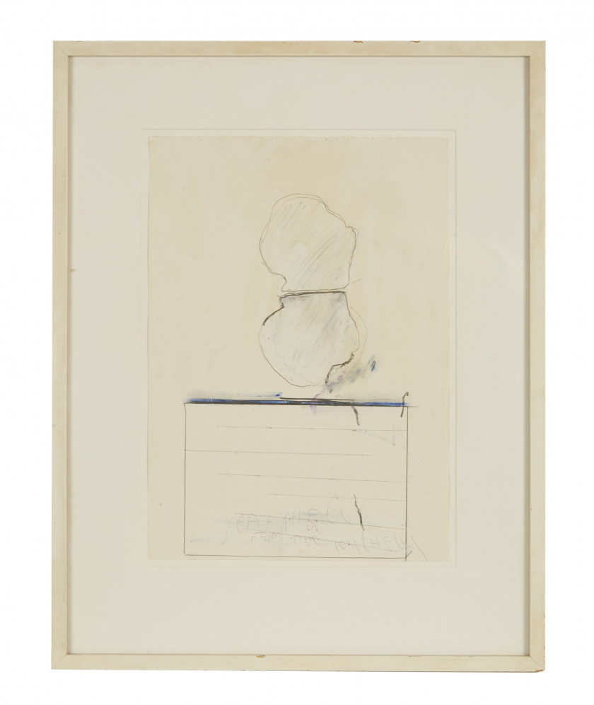 Fereydoun AVE Né en 1945 Untitled Technique mixte sur papier