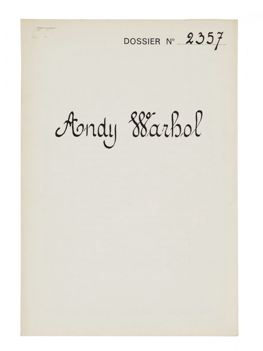 Andy WARHOL 1928 - 1987 The Thirteen Most Wanted Men, N°11 (John Joseph H) - Dossier 2357 - 1967