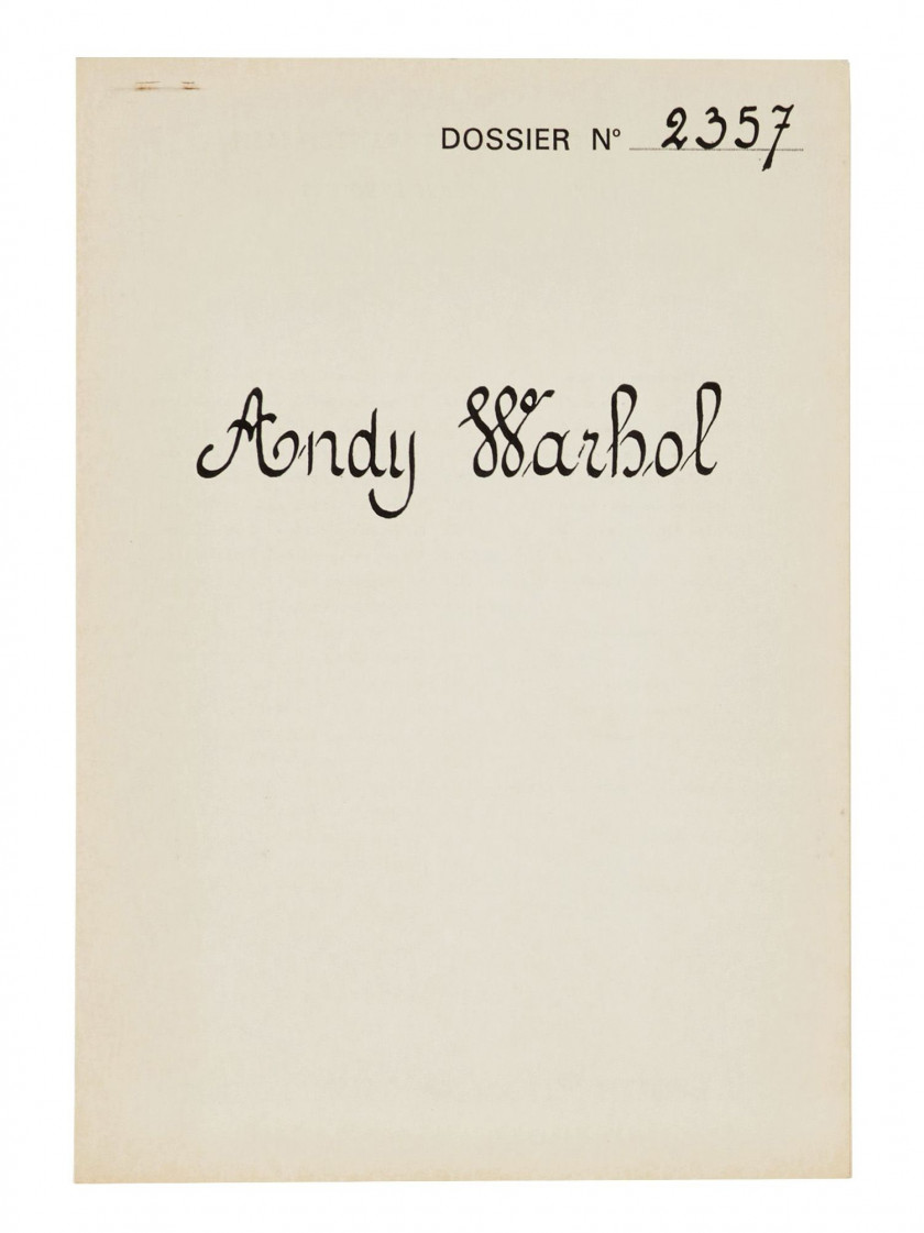 Andy WARHOL 1928 - 1987 The Thirteen Most Wanted Men, N°11 (John Joseph H) - Dossier 2357 - 1967