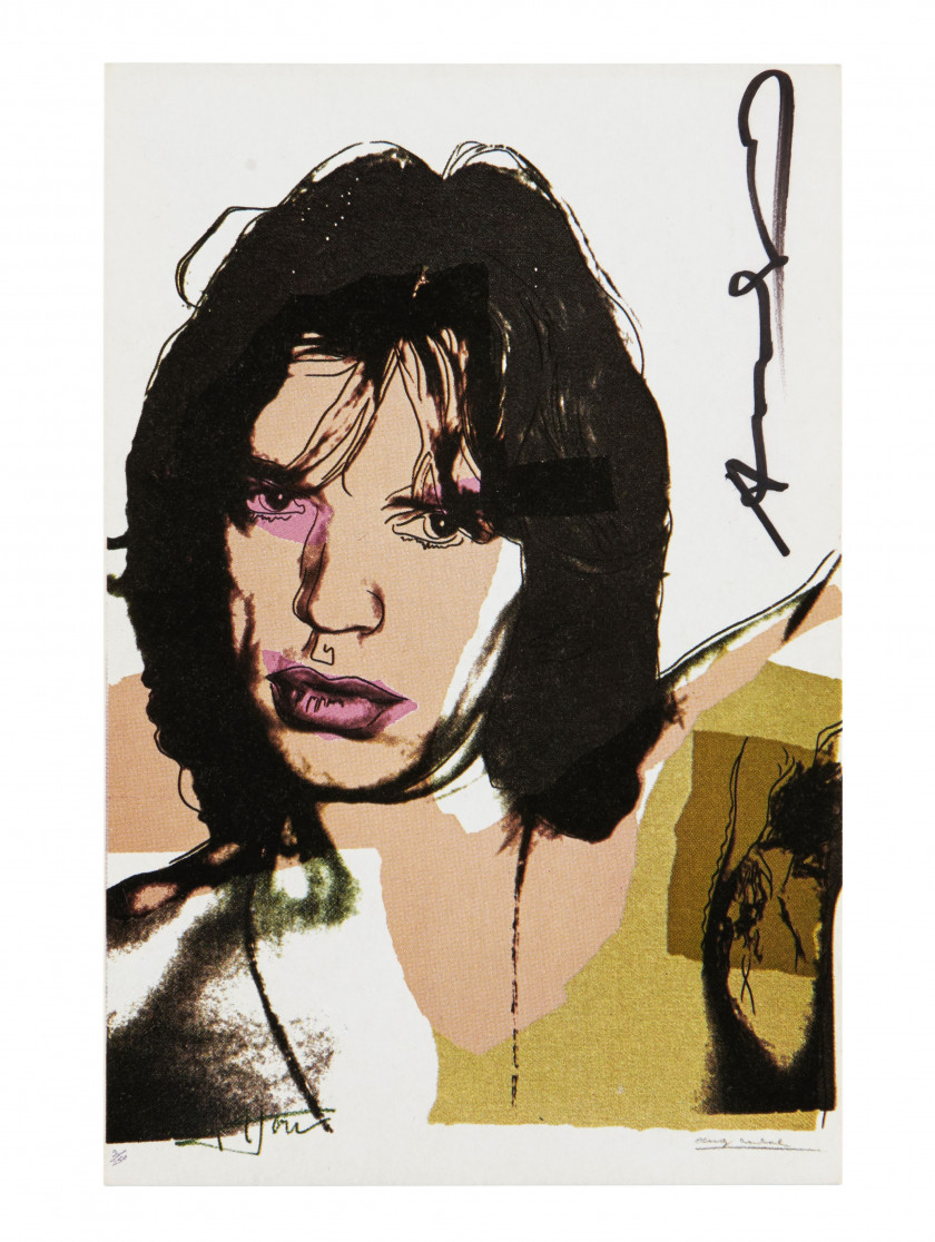 Andy WARHOL (1928 - 1987) CATALOGUE POUR L'EXPOSITION " ANDY WARHOL - MICK JAGGER " CONJOINTEMENT AUX GALERIES MULTIPLES INC. ET CAS..