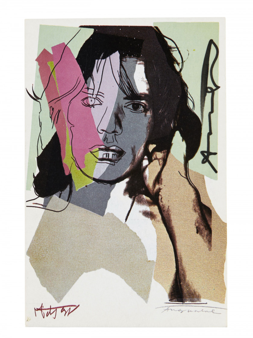 Andy WARHOL (1928 - 1987) CATALOGUE POUR L'EXPOSITION " ANDY WARHOL - MICK JAGGER " CONJOINTEMENT AUX GALERIES MULTIPLES INC. ET CAS..