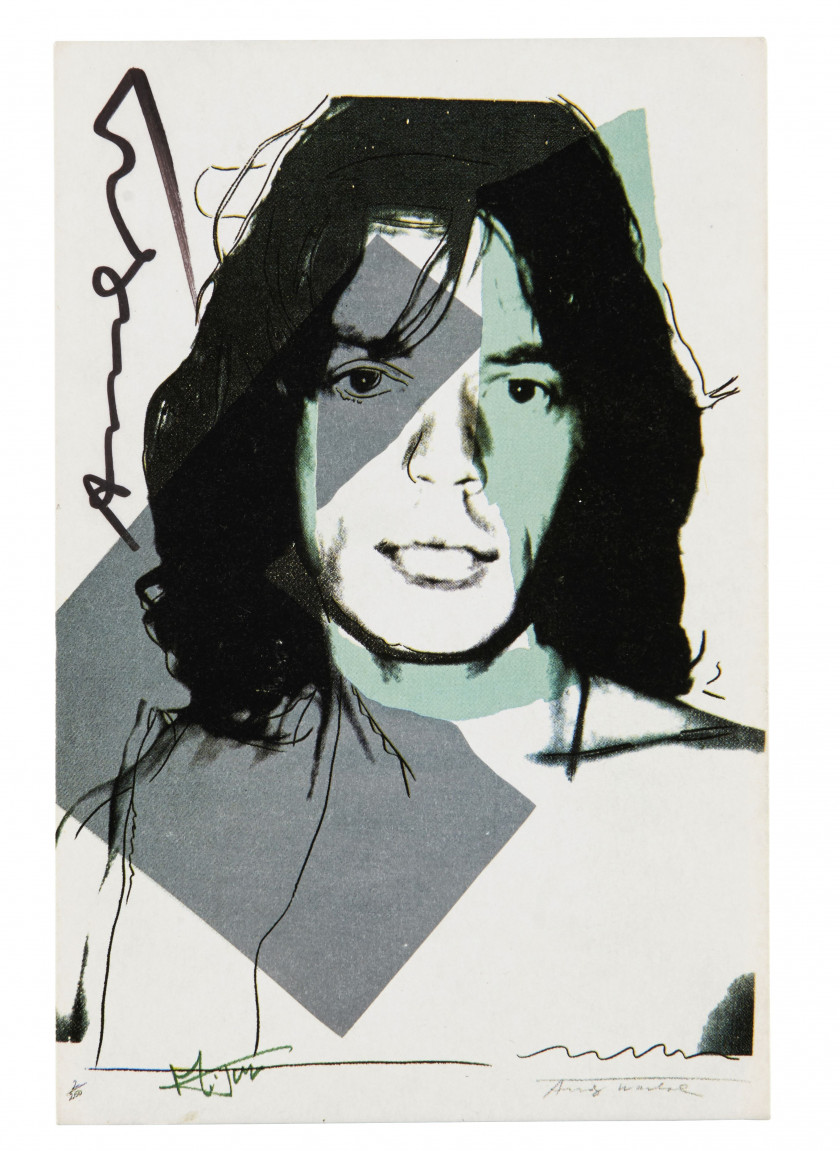 Andy WARHOL (1928 - 1987) CATALOGUE POUR L'EXPOSITION " ANDY WARHOL - MICK JAGGER " CONJOINTEMENT AUX GALERIES MULTIPLES INC. ET CAS..