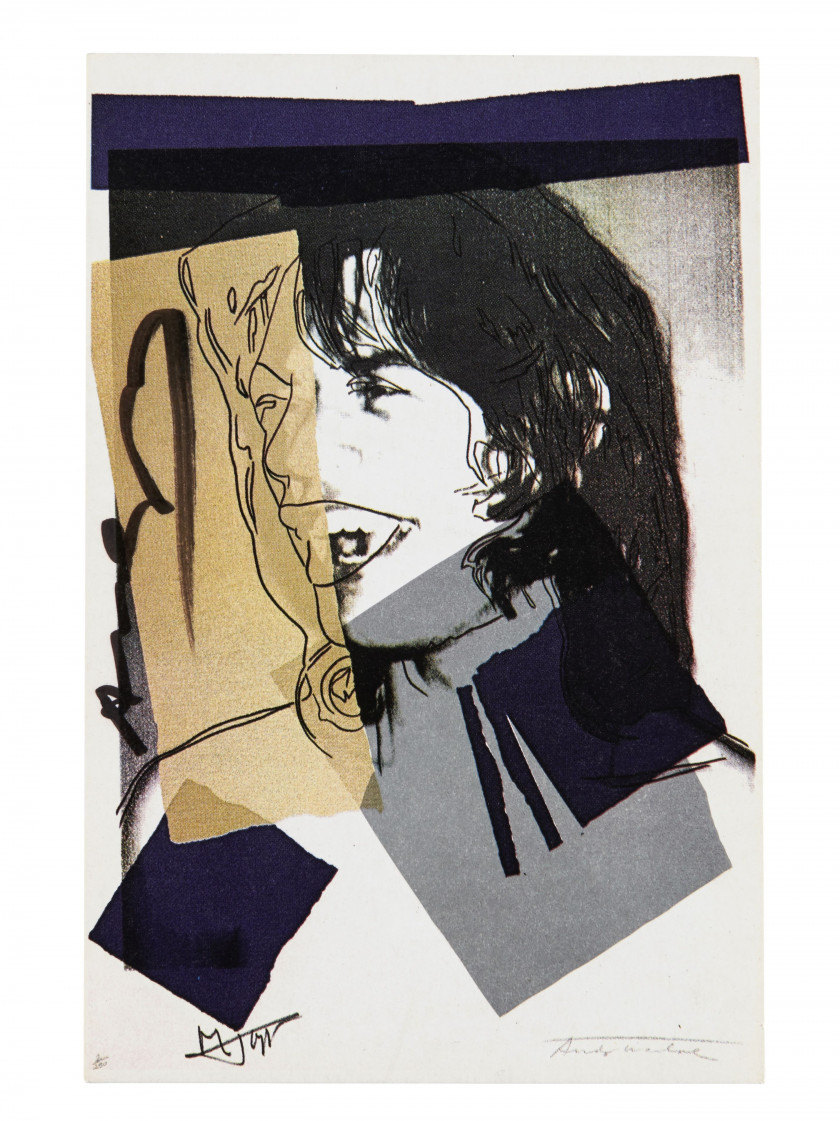 Andy WARHOL (1928 - 1987) CATALOGUE POUR L'EXPOSITION " ANDY WARHOL - MICK JAGGER " CONJOINTEMENT AUX GALERIES MULTIPLES INC. ET CAS..