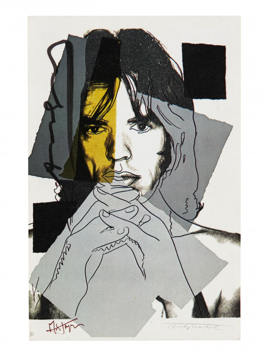 Andy WARHOL (1928 - 1987) CATALOGUE POUR L'EXPOSITION " ANDY WARHOL - MICK JAGGER " CONJOINTEMENT AUX GALERIES MULTIPLES INC. ET CAS..