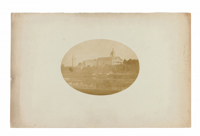 Jean-Jacques HEILMANN 1822 - 1859 Château de Pau - Circa 1854