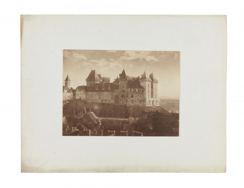 Jean-Jacques HEILMANN 1822 - 1859 Château de Pau - Circa 1854