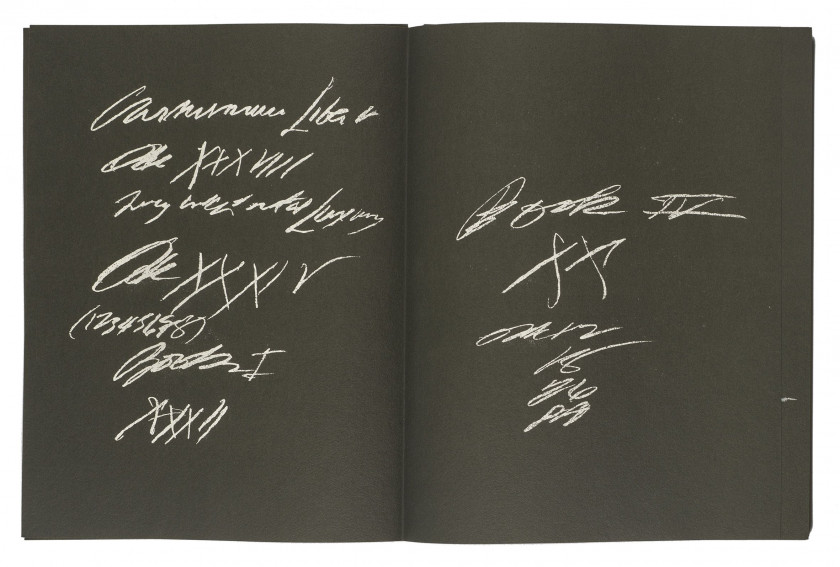 TWOMBLY (Cy) 1928 - 2011 8 odi di orazio