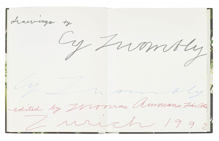 Cy TWOMBLY 1928 - 2011 Souvenirs of d'Arros and Gaeta