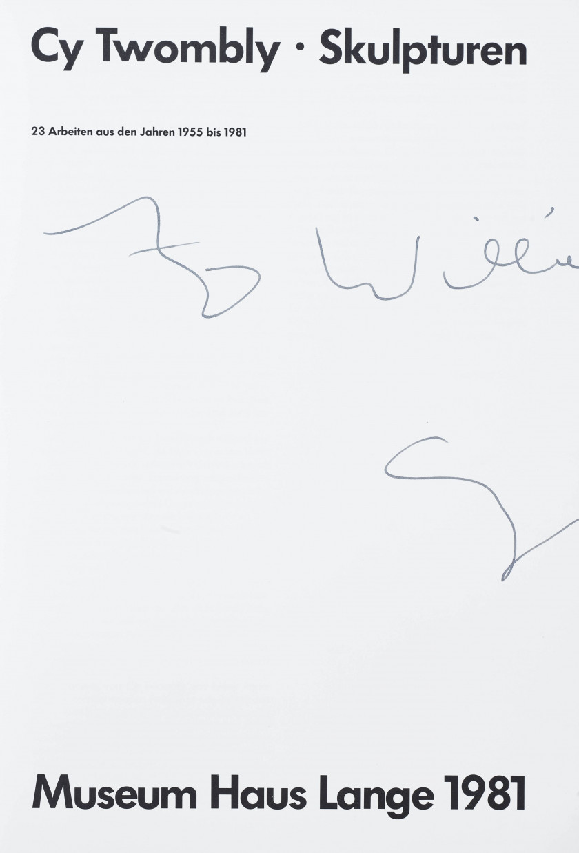 Cy TWOMBLY 1928 - 2011 Skulpturen