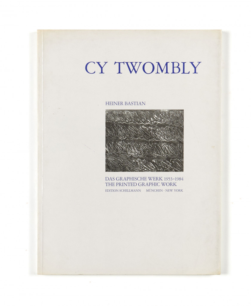 Heiner BASTIAN Né en 1942 Cy Twombly. Das Graphische Werk 1953-1984. A catalogue raisonné of teh printed graphic work