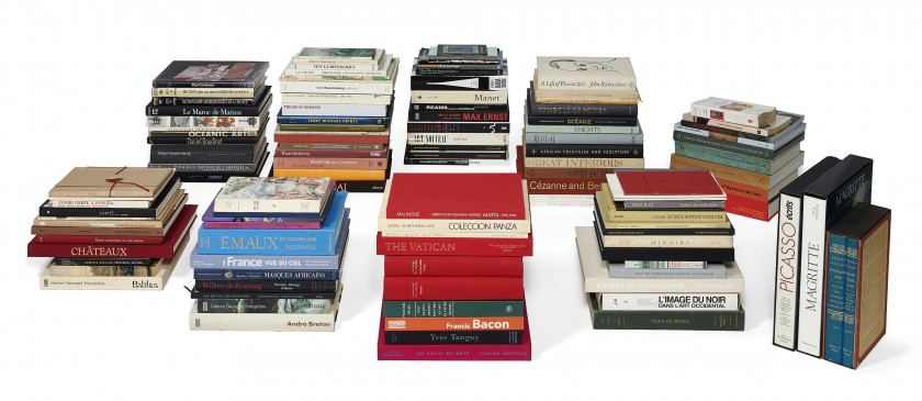 [VARIA]  Ensemble d'environ quatre-vingt volumes de livres d'art