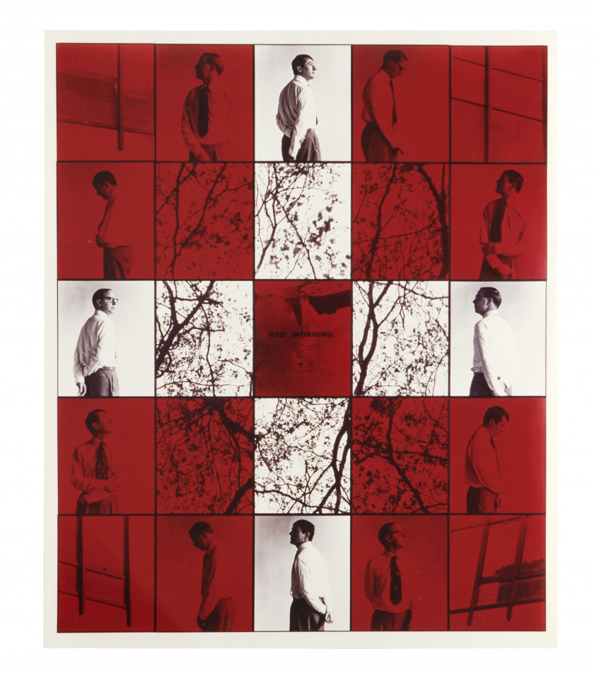 GILBERT & GEORGE Nés en 1942 et 1943 Red Morning : Drowned, Murder, Attack, Bhuna - 1977