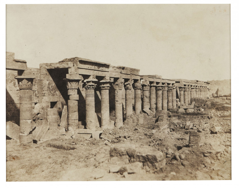 John Beasley GREENE 1832 - 1856 Temple d'Isis sur l'île de Philae - Égypte, 1853-1854