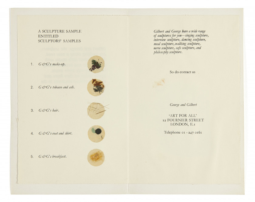 GILBERT & GEORGE Nés en 1943 et 1942 Ensemble de deux ouvrages