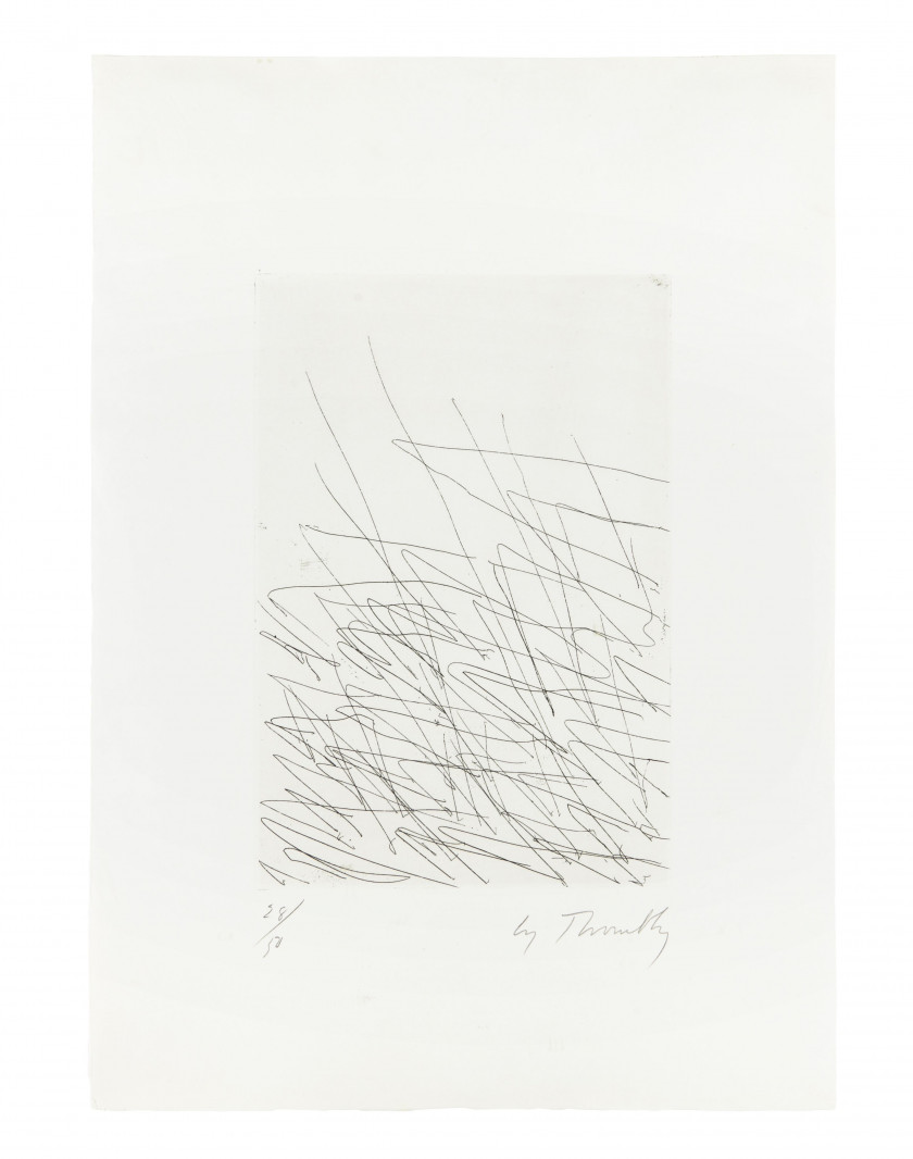 Cy TWOMBLY 1928 - 2011 Untitled - 1971 (Series I)