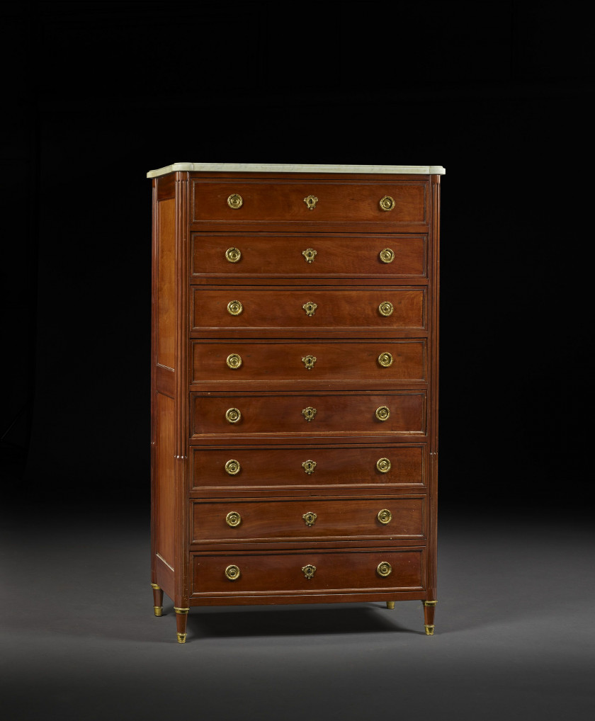 CHIFFONNIER-SÉCRETAIRE D'ÉPOQUE LOUIS XVI