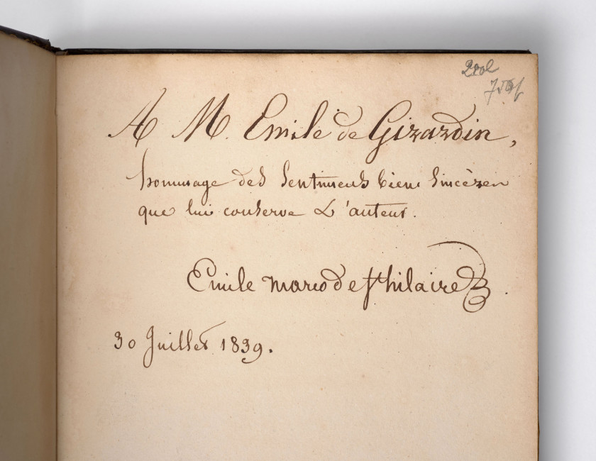 SAINT-HILAIRE (Émile Marco, pseud. d'Émile-Marc Hilaire) Souvenirs intimes du temps de l'Empire Paris, Ambroise Dupont, 1838