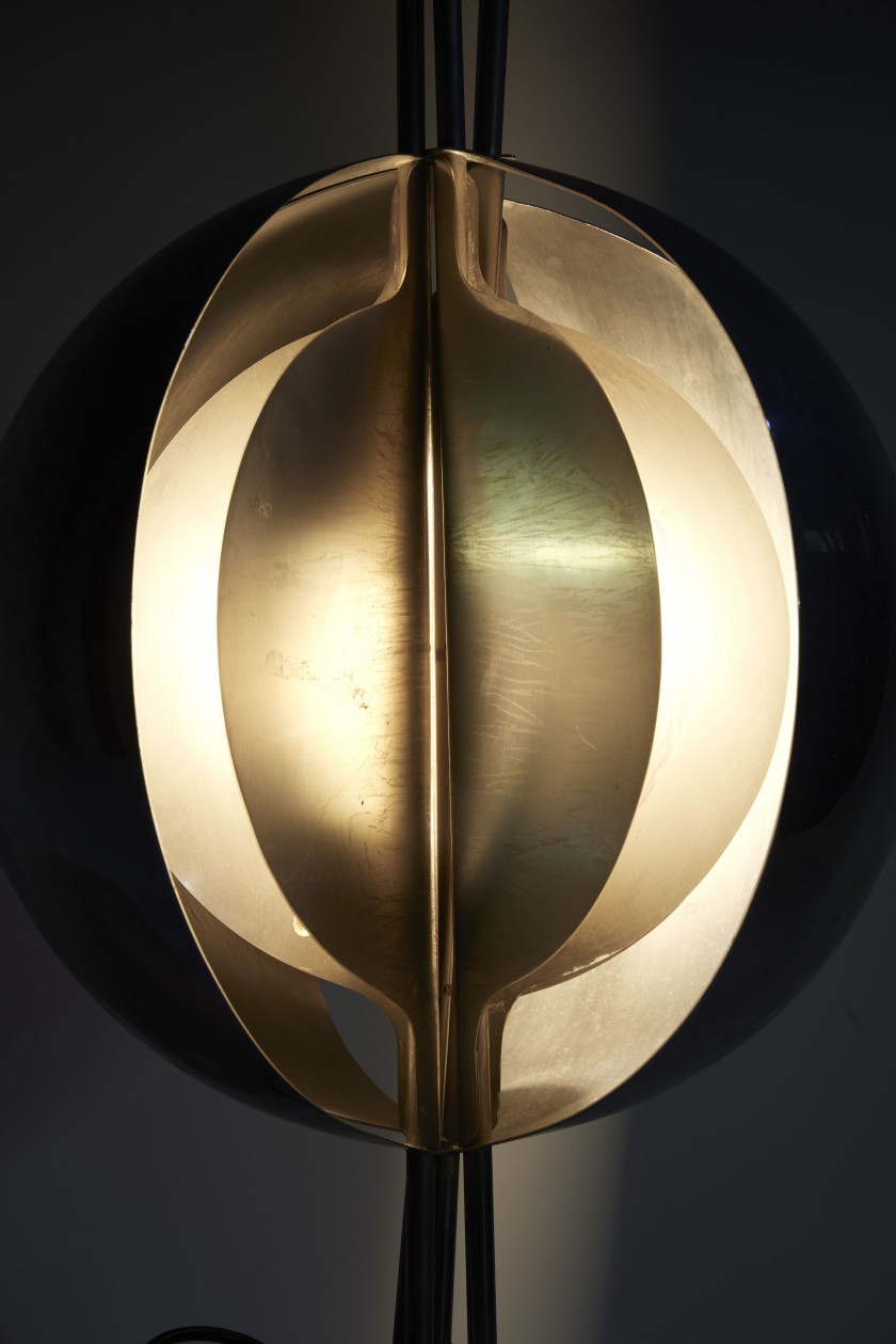 Jean-Pierre VITRAC Né en 1944 Lampe modèle 10479 dite « Fleur » - circa 1970