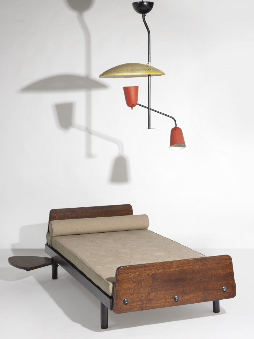 Jean PROUVE & Charlotte PERRIAND 1901-1984 & 1903-1999 Lit « SCAL » mod. 452 - 1951