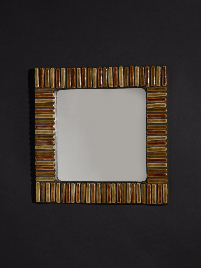 Marie-Thérèse ESPELT dite Mithé ESPELT 1923 - 2020 Miroir « Barrettes » - circa 1958