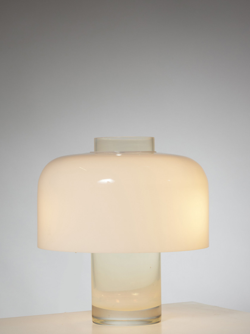 Carlo NASON Né en 1935 Vase et lampe de table mod. LT226 - circa 1960