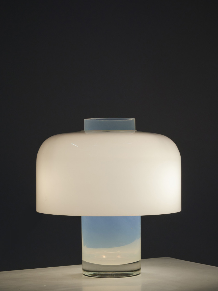 Carlo NASON Né en 1935 Vase et lampe de table mod. LT226 - circa 1960