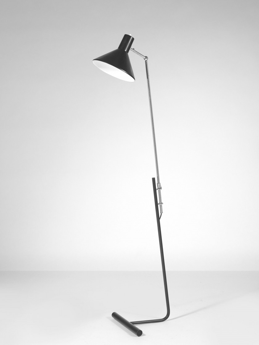 Gino SARFATTI 1912 - 1985 Lampadaire mod. 1045N - circa 1950