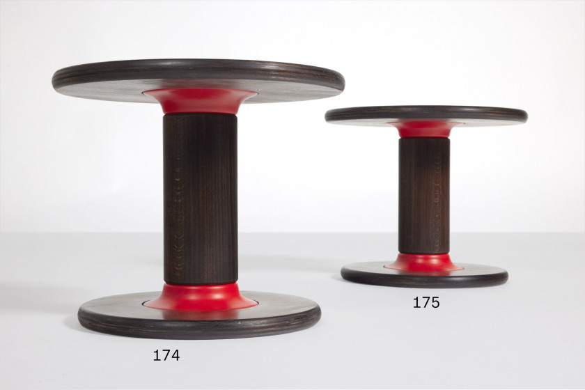 Ettore SOTTSASS 1917-2007 Table d’appoint mod. T44 dite « Rocchetto » - 1964