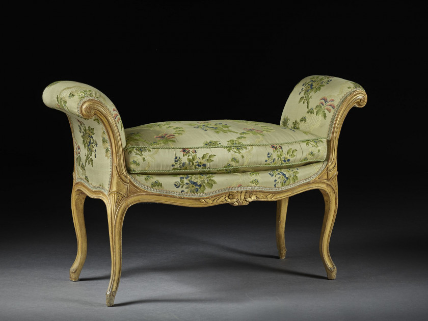 BANQUETTE D'ÉPOQUE LOUIS XV