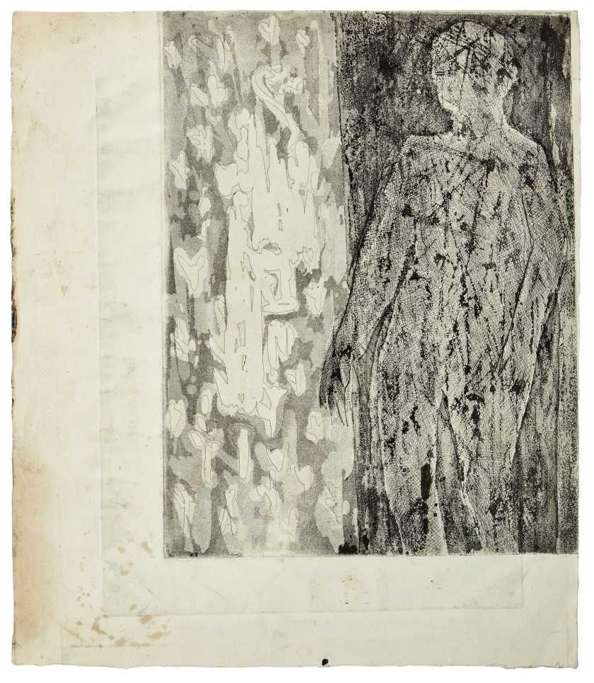 Germaine RICHIER 1902- 1959 L’Ouragane – 1955 Eau-forte et aquatinte sur papier