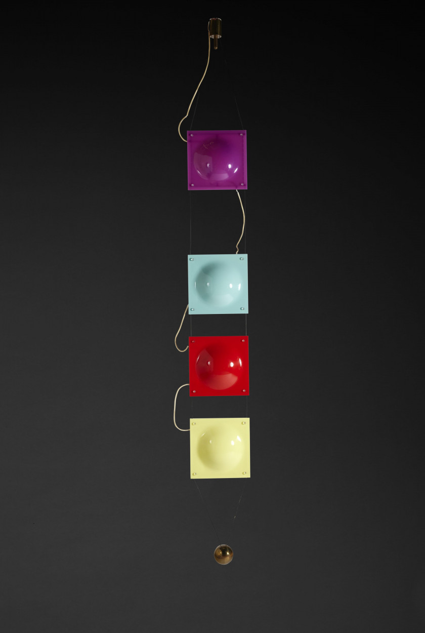 Ettore SOTTSASS 1917-2007 Rare suspension mod. 12625 dite « Festone » - 1956