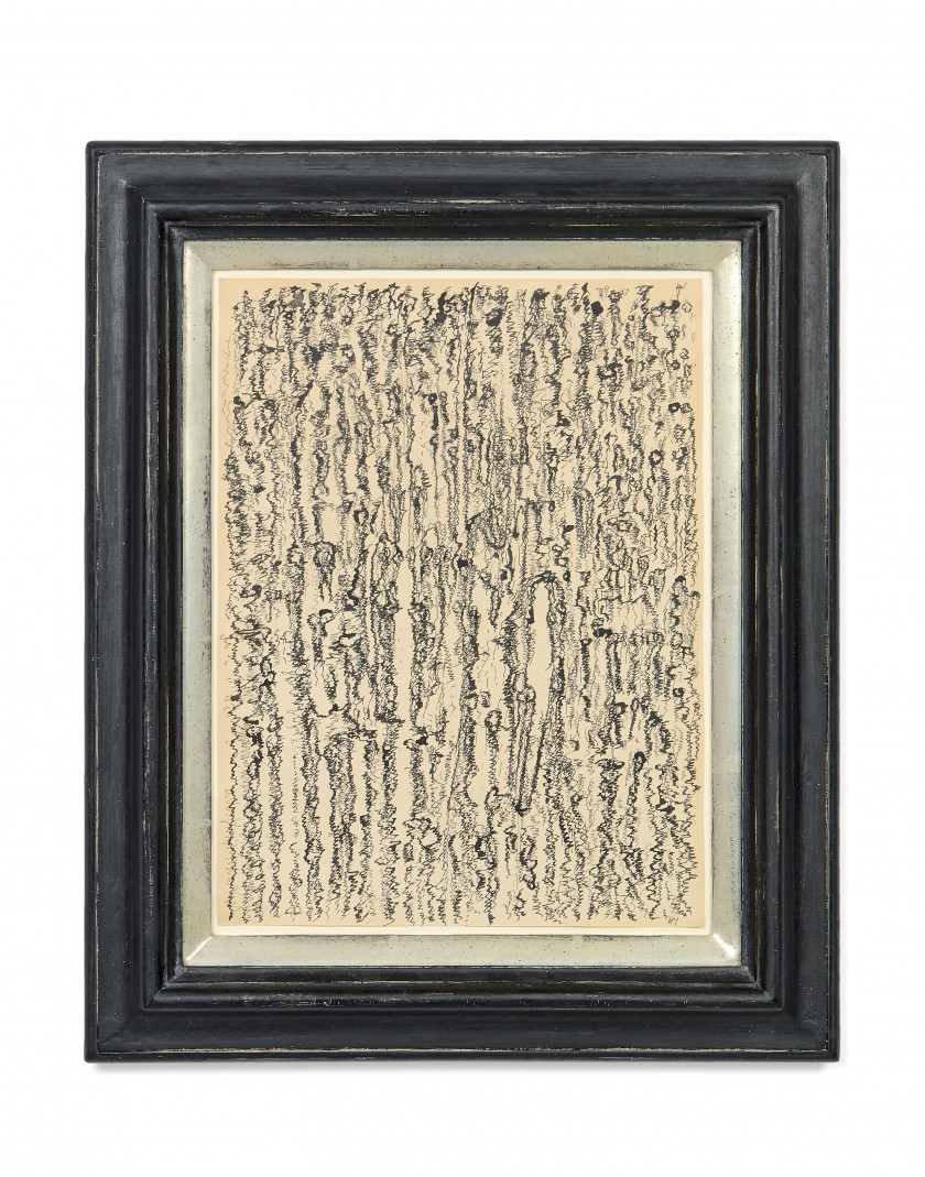 Henri MICHAUX (1899 - 1984) Mescaline - 1956 Encre sur papier
