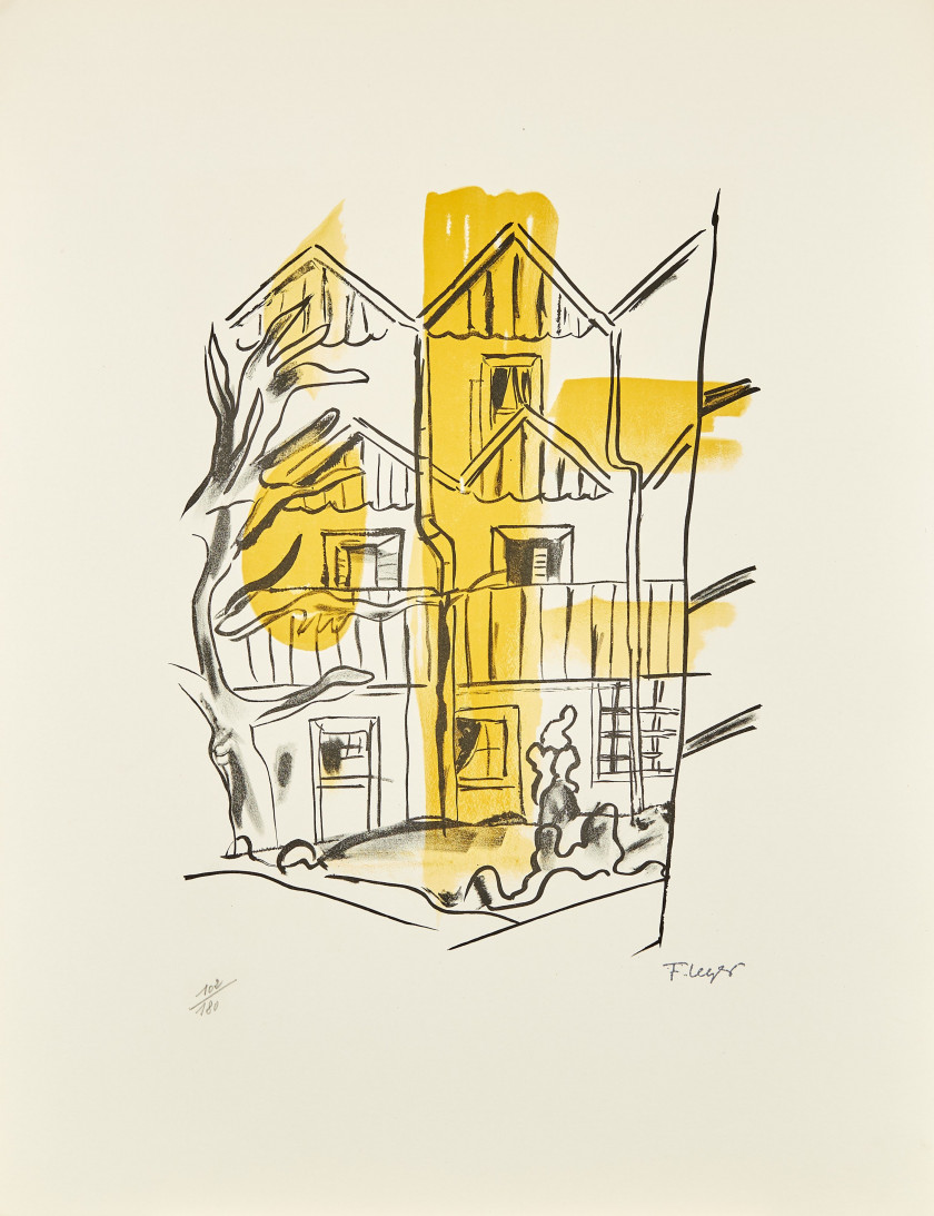 Fernand LEGER (1881 - 1951) La Ville - 1959 Album de 29 lithographies en couleurs