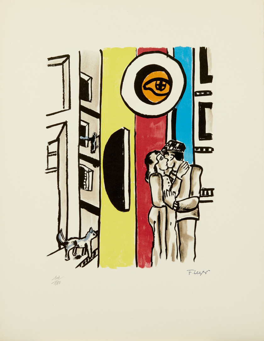 Fernand LEGER (1881 - 1951) La Ville - 1959 Album de 29 lithographies en couleurs