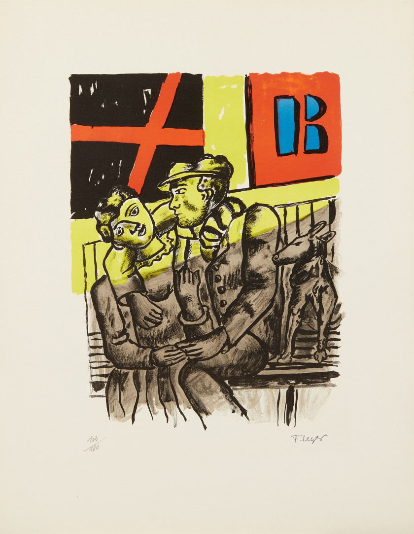 Fernand LEGER (1881 - 1951) La Ville - 1959 Album de 29 lithographies en couleurs