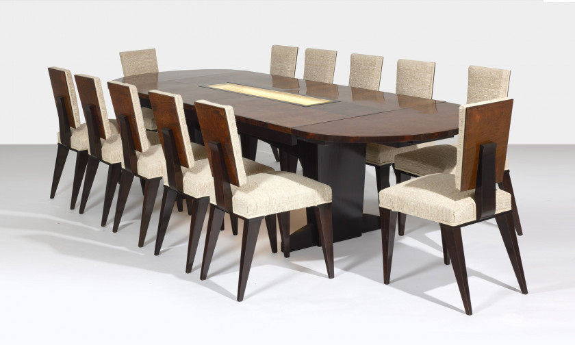 André SORNAY 1902 - 2000 Mobilier de salle à manger - circa 1930