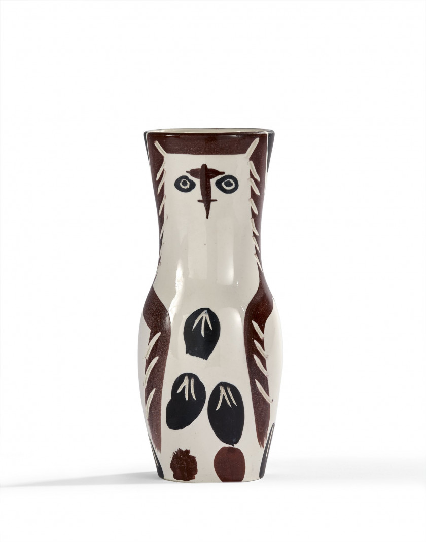 Pablo PICASSO (1881 - 1973) Chouetton - 1952 ( # AR 135) Vase tourné