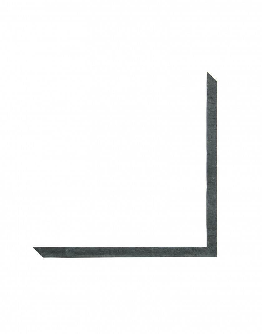 François MORELLET (1926 - 2016) Ombre de moi-même n°3 - 1989 Zinc