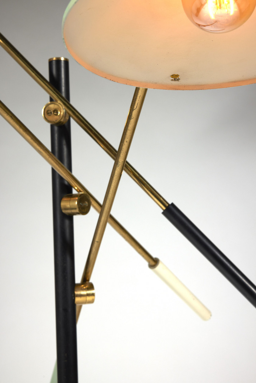 STILNOVO Éditeur  Lampadaire - circa 1950
