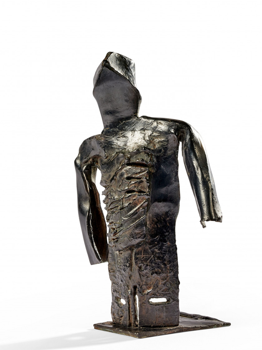 Germaine RICHIER 1902 - 1959 Homme de la nuit n°3 - 1954 Bronze à patine brune