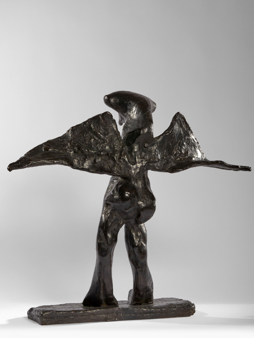 Germaine RICHIER 1902- 1959 L'Homme de la nuit, grand - 1954 Bronze à patine noire