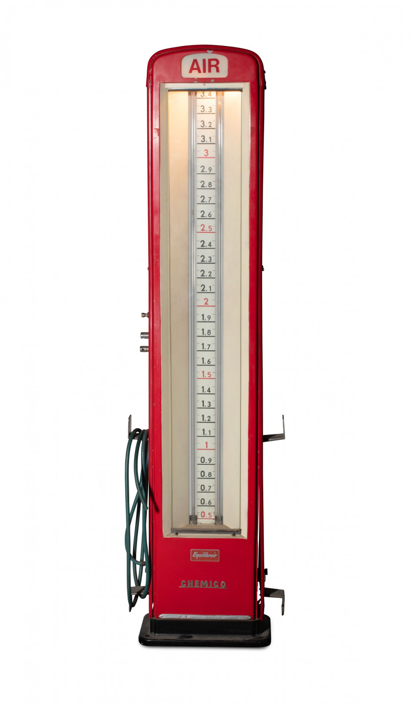 CHEMICO  Borne de gonfage de station service - Années 1960