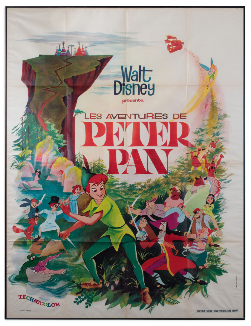 PETER PAN – 1953  Affiche originale française