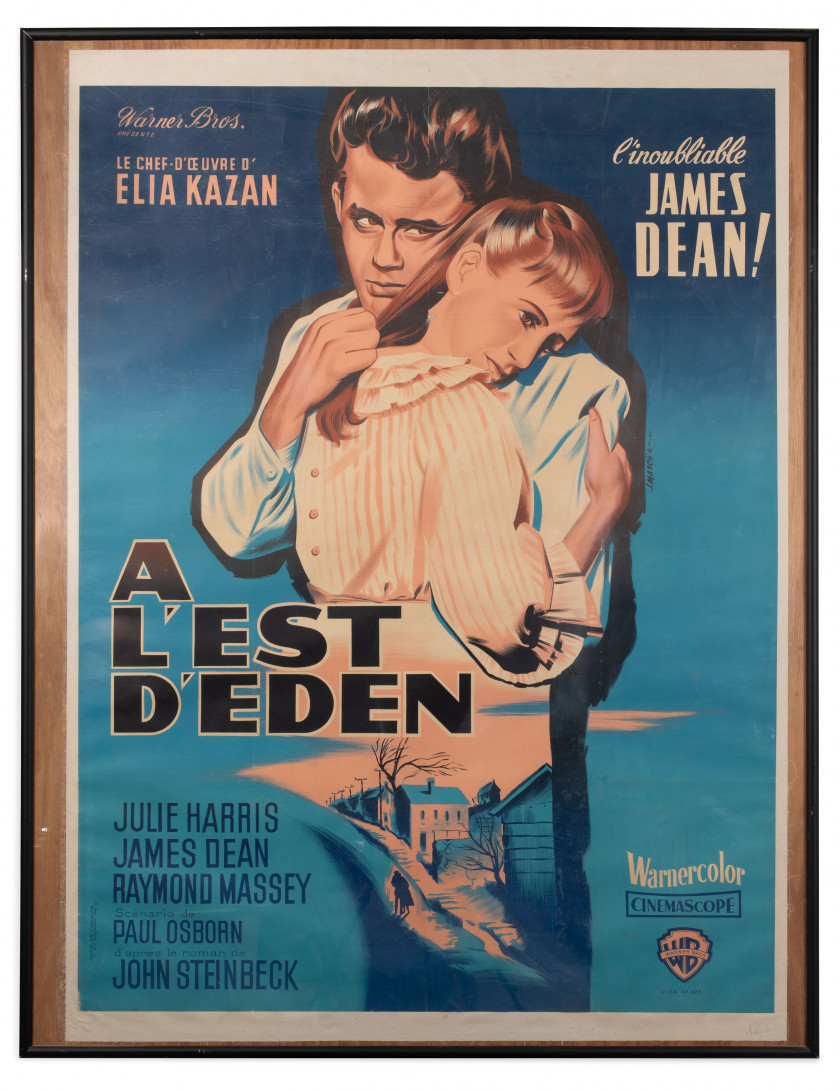 Affiche française du film "A l'est d'Eden"