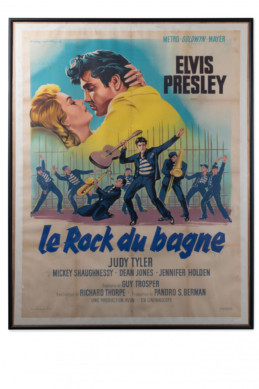 LE ROCK DU BAGNE – 1957  Affiche originale française