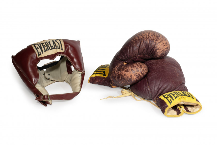 EVERLAST  Gant de Boxe et protège-visage Cuir