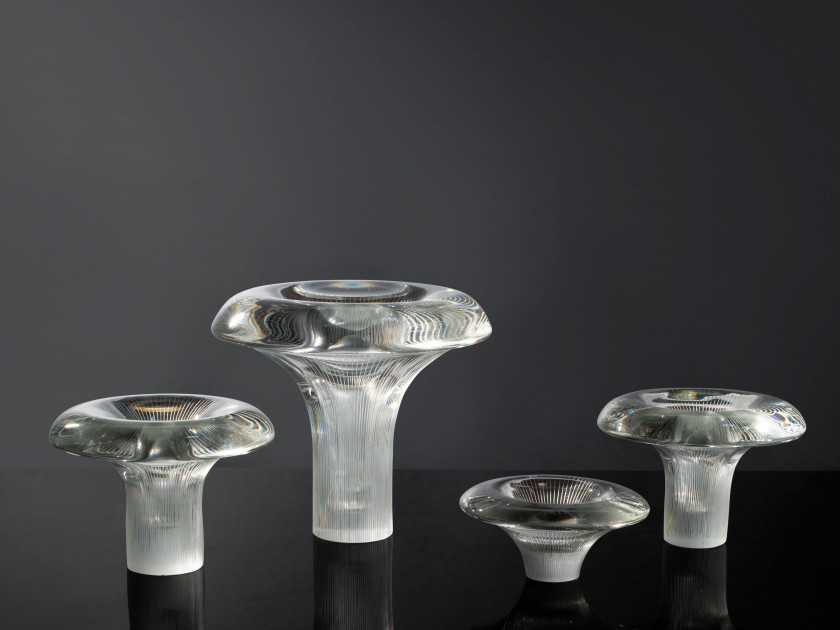 Tapio WIRKKALA 1915-1985 Suite de quatre vases mod. 3552 dit « Tatti » – circa 1950