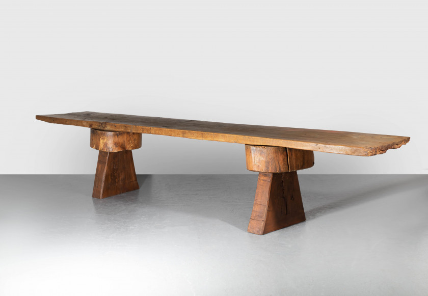 TRAVAIL SUÉDOIS  Importante table - circa 1890